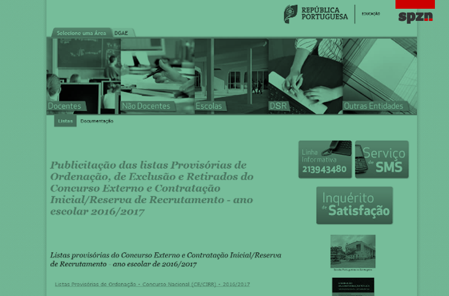 Listas provisórias do Concurso Externo e Contratação Inicial/Reserva de Recrutamento