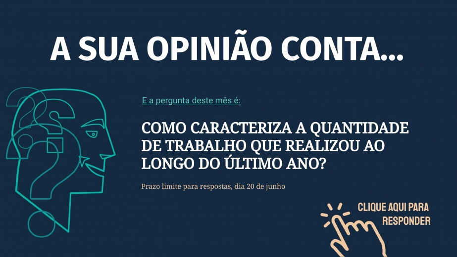 Todas as opiniões contam... dê a sua