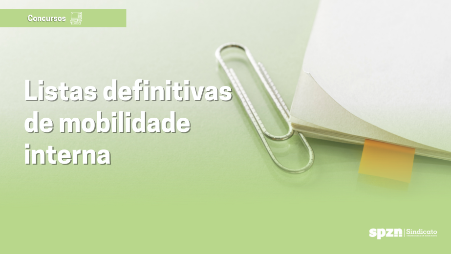 Listas definitivas de mobilidade interna