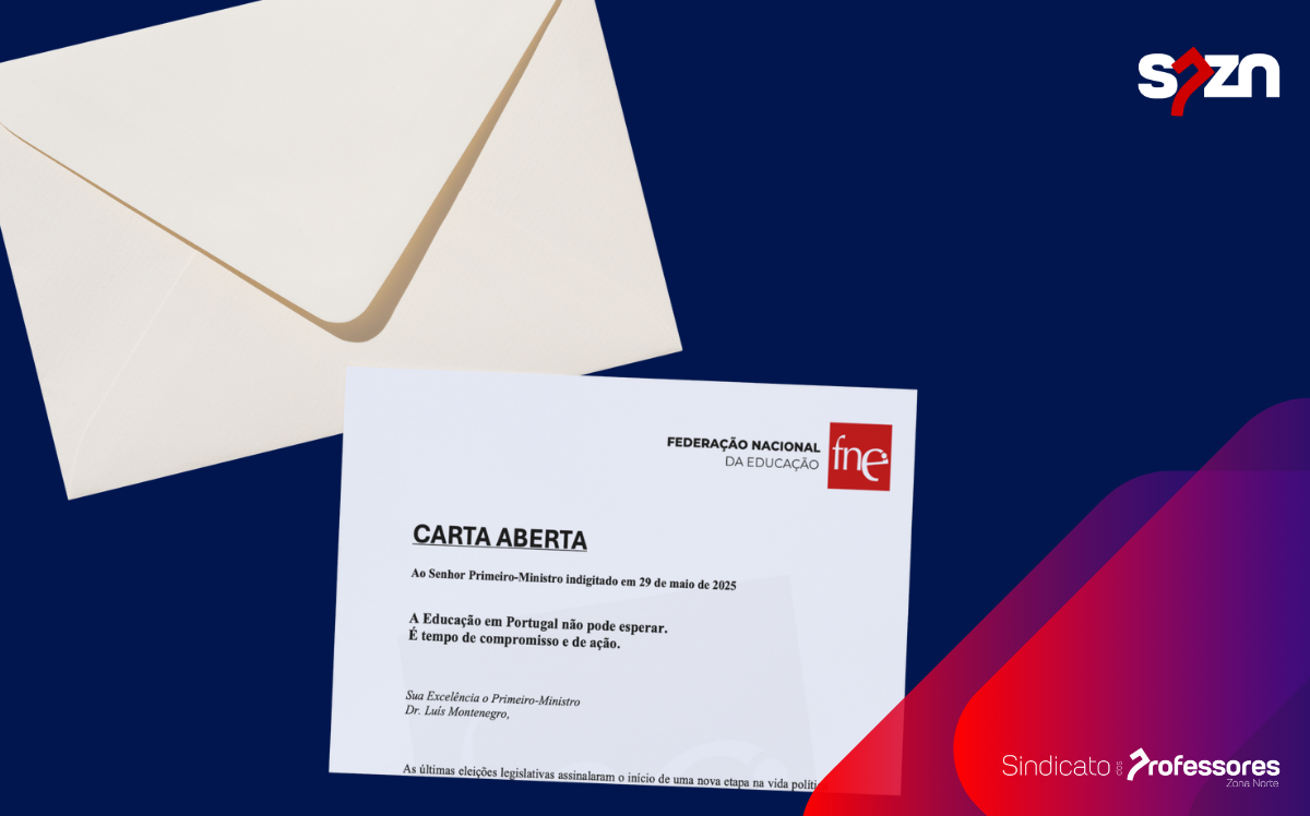 FNE envia Carta Aberta ao Primeiro-Ministro indigitado a reforçar que é tempo de ação na Educação