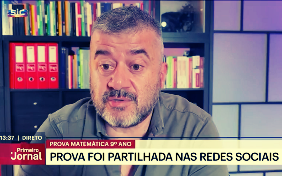 SIC | Exame 9º ano divulgado nas redes sociais
