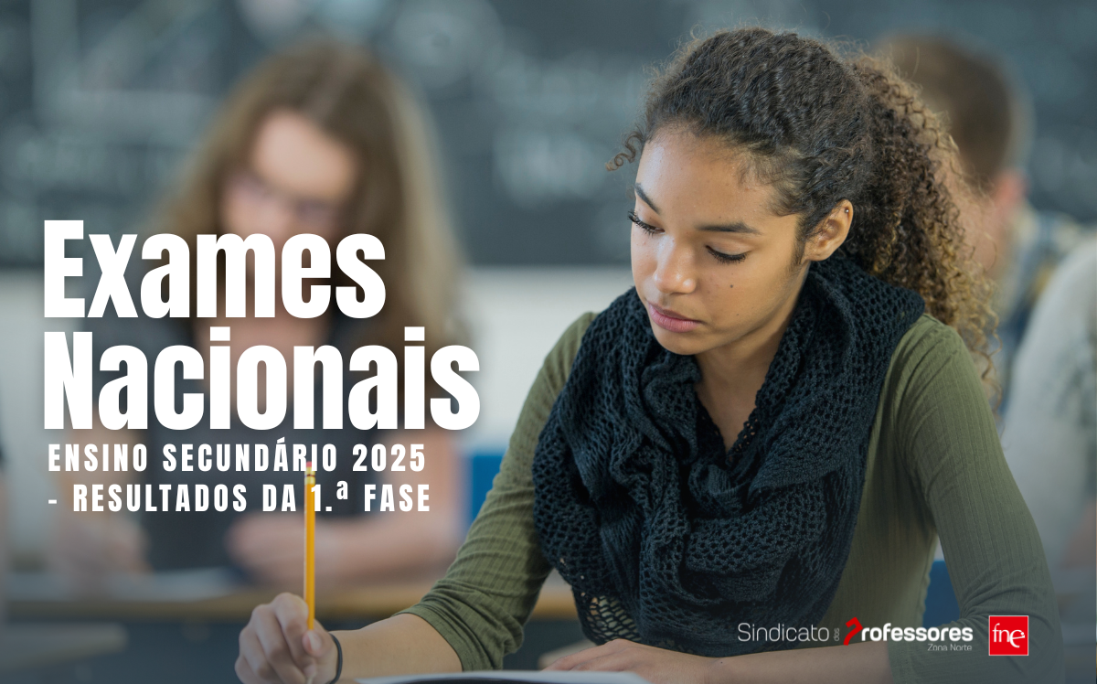 Exames Nacionais do Ensino Secundário 2025 – resultados da 1.ª fase