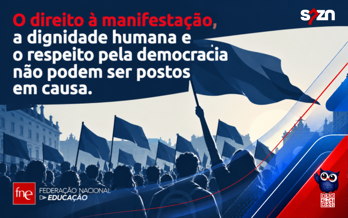 O direito à manifestação, a dignidade humana e o respeito pela democracia não podem ser postos em causa