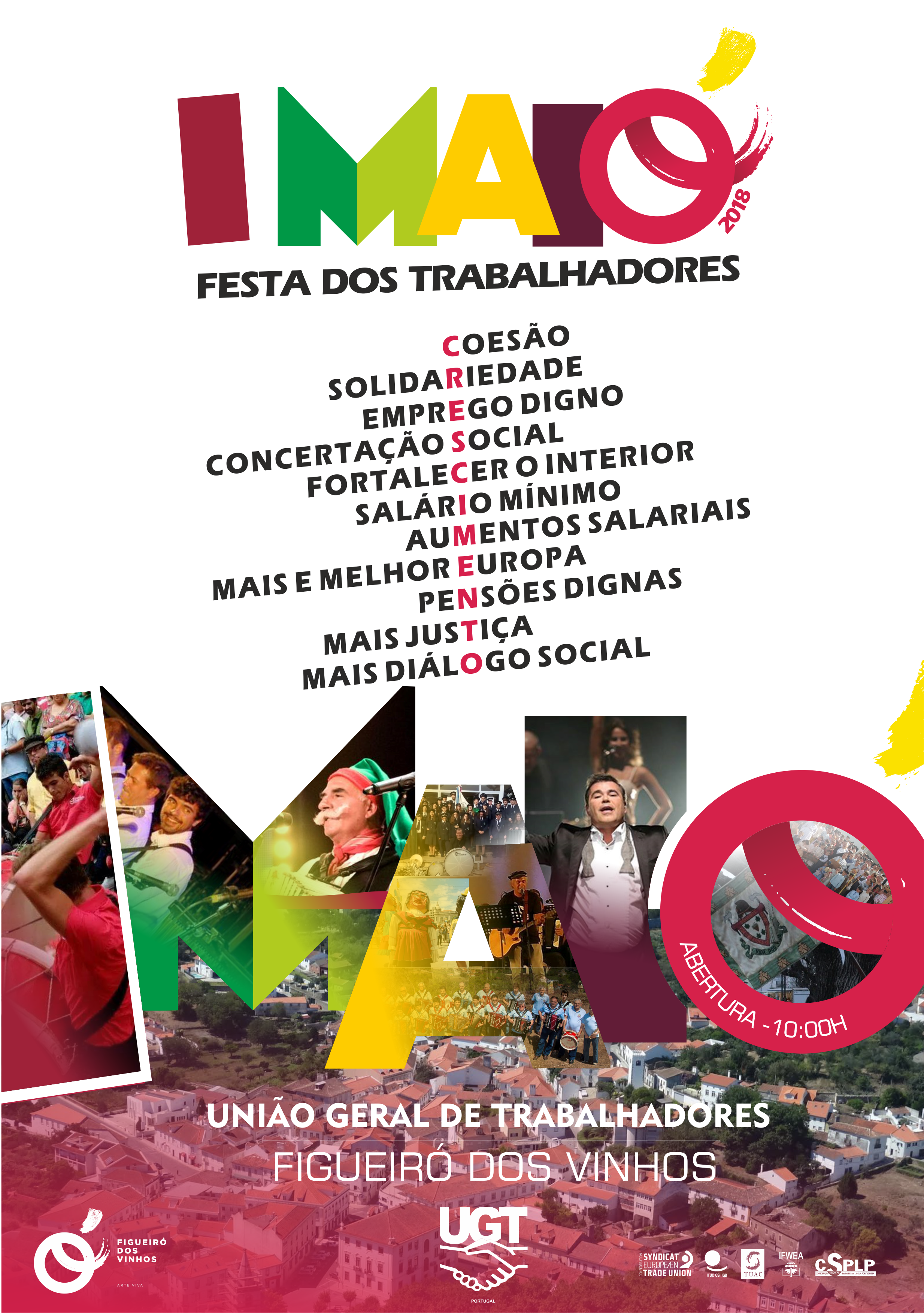 cartaz 1&ordm; maio 2018