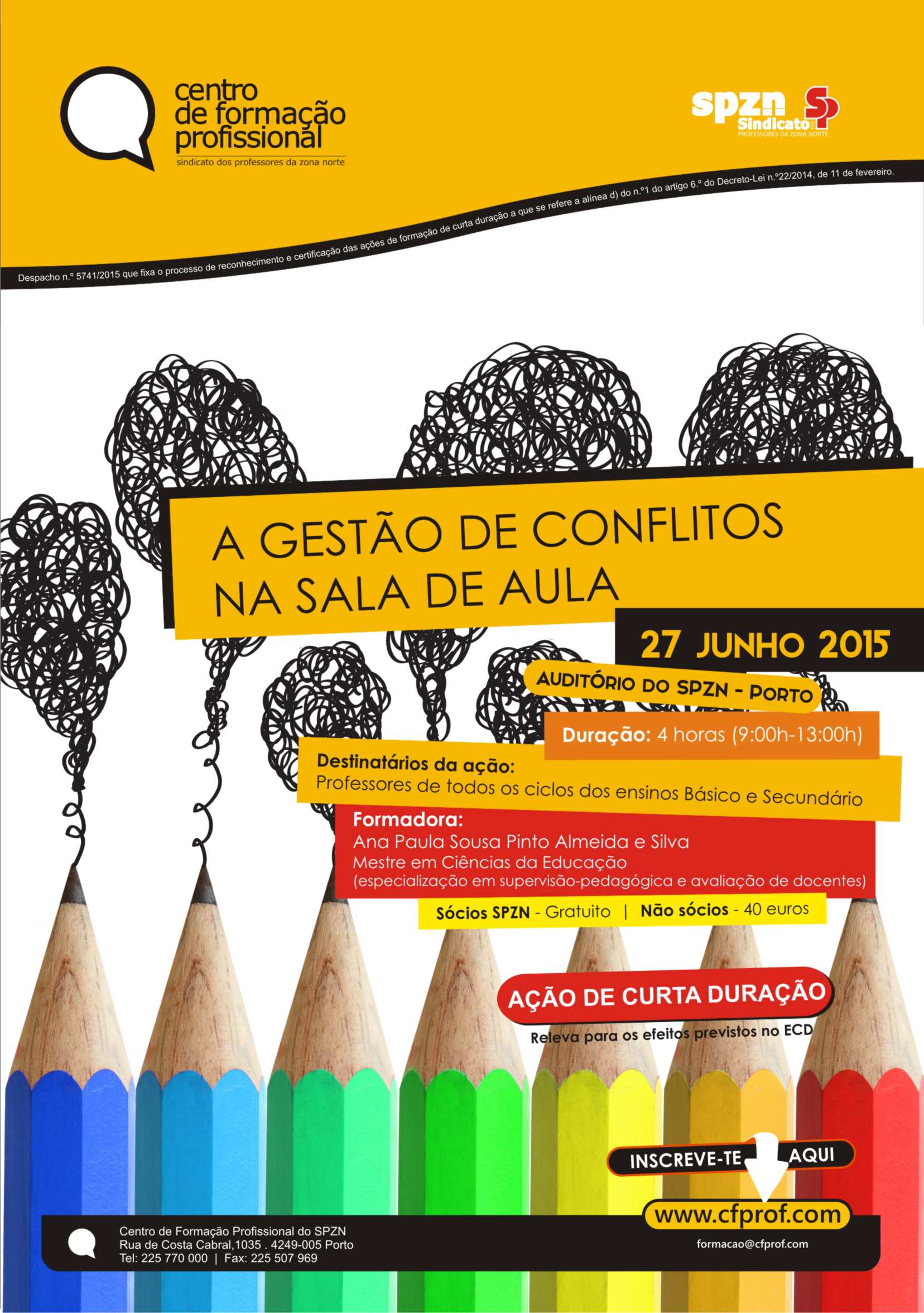 Cartaz A Gest&atilde;o de Conflitos na Sala de Aula