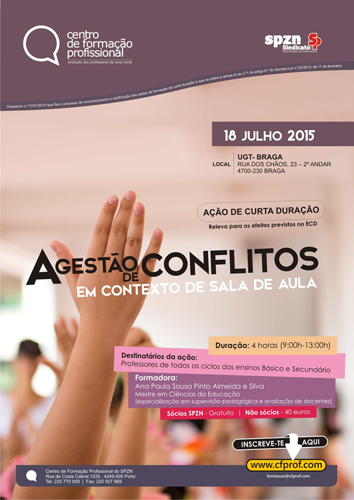 Cartaz Gest&atilde;o de Conflitos